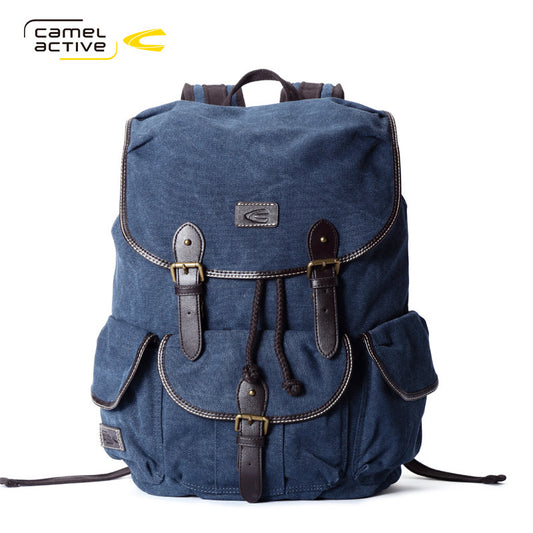 Mochila de Viaje Camel Activa - Estilo Retro Casual para Hombres