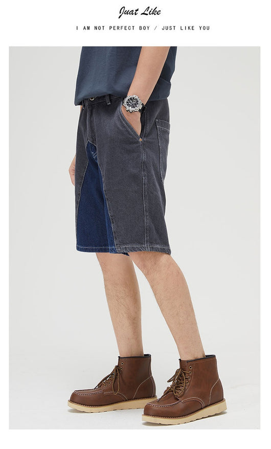Shorts de Mezclilla con Parches para Hombre - Image 7