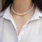 Collar de Perla Natural Cadena Clavícula Plata 925 Diseño Personalizado