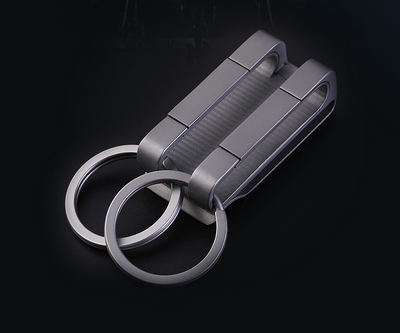 Llavero Doble en Aleación de Titanio para Hombre - Porta Llaves Creativo y Personalizable - Image 3