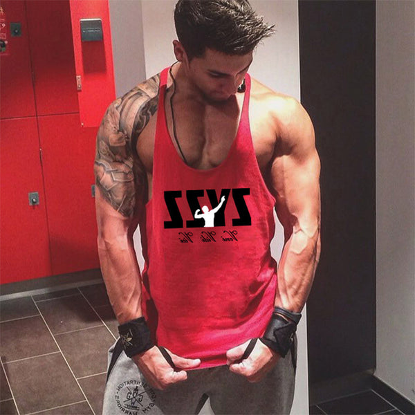 Camiseta de Entrenamiento Fitness para Hombre - Algodón Puro