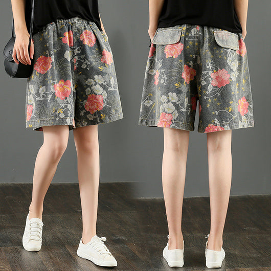 Pantalones Vaqueros Estampados Anchos de Tiro Alto para Mujer - Colección Verano - Image 17