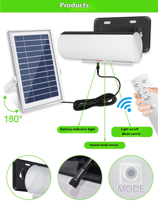 Lámpara Solar de Pared Tricolor con Sensor de Movimiento para Interiores y Exteriores - Image 12