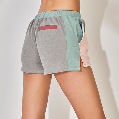 Shorts con Costuras Contrastadas y Cordones - Image 3