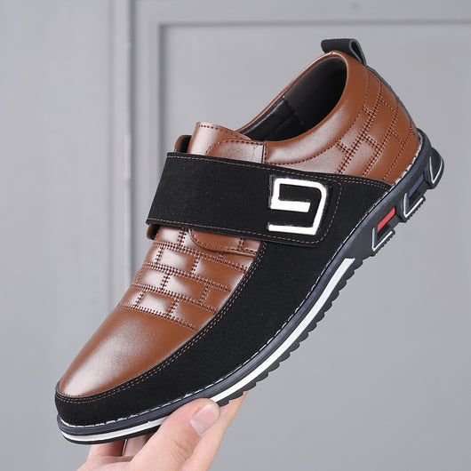 Zapatos de Cuero para Hombre con Cierre de Velcro y Bordado Casual - Image 10