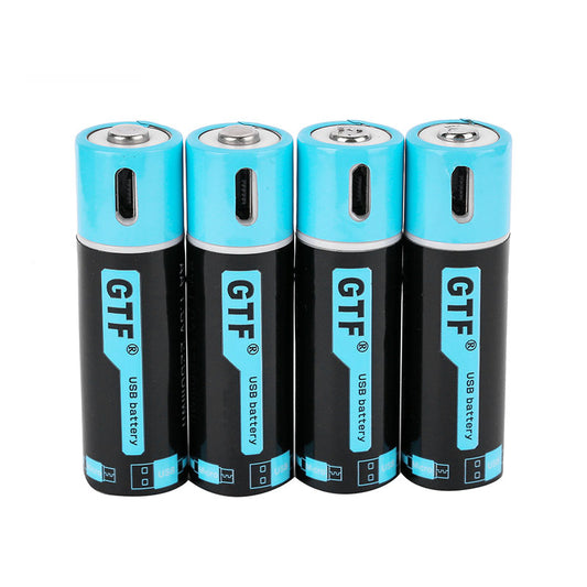 Batería Recargable AA 1500mAh USB - Carga Rápida 1.5V