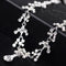 Conjunto de Collar y Aretes de Diamantes para Novia - Joyería Coreana Elegante