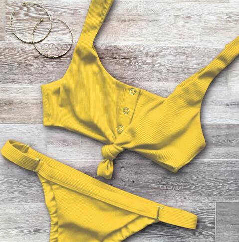 Traje de Baño Mujer Espalda Descubierta - Diseño Liso - Image 19
