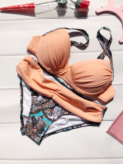 Bikini Brasileño Push Up Tankini de Baño Sexy para Verano