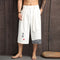 Pantalones Cortos de Lino para Hombre - Diseño Holgado y Fresco