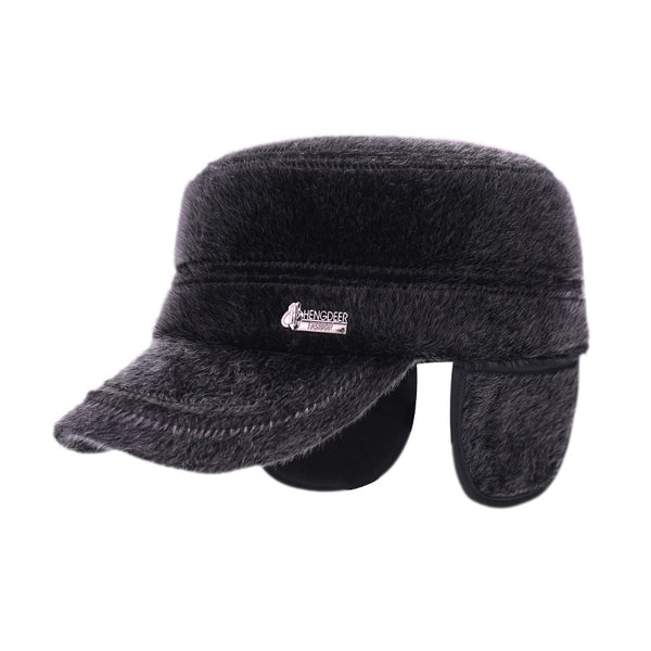 Gorra Plana de Visón para Exteriores