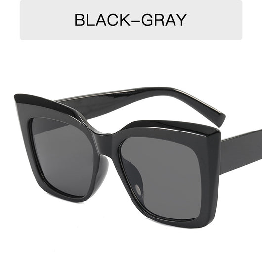 Gafas de Sol Cat Eye Marco Oversized para Mujer - Estilo Pasarela - Image 5