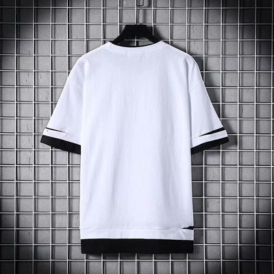 Playera Holgada Hip-Hop de Manga Corta para Hombre - Image 9