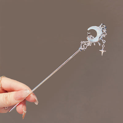 Pasador Moonstone de Piedra Lunar para Recogidos Elegantes - Image 6