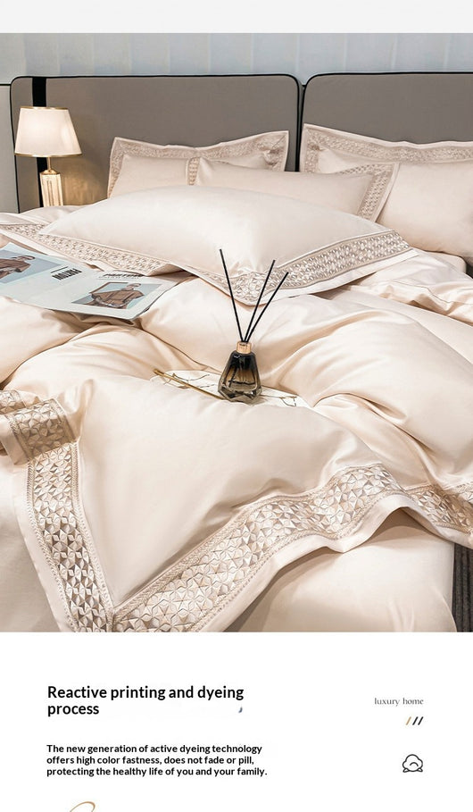 Juego de Cama 100% Algodón con Sábanas, Funda Nórdica y Bajera - Image 25
