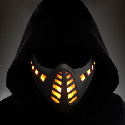 Máscara LED Mitad Rostro Carnaval Halloween - Image 9