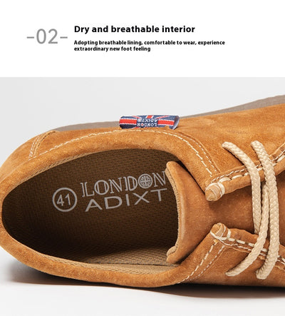 Tenis de Cuero Casual Coreano Estilo Británico - Sneakers Versátiles para Hombre - Image 13
