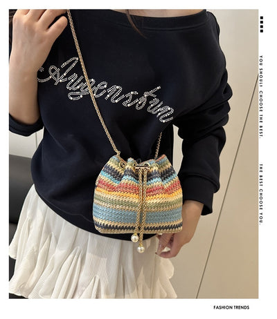 Bolsa de Playa Diamond con Cadena - Bolso Bandolera y Hombro para Mujer - Image 25