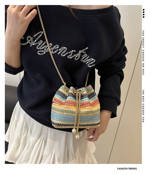 Bolsa de Playa Diamond con Cadena - Bolso Bandolera y Hombro para Mujer - Image 25