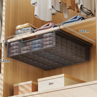 Organizador Colgante de Hierro Forjado con Cajones - Estantería Multicapa para Ropa - Image 3