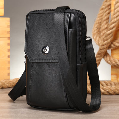 Bolsa Mensajera de Cuero para Hombre con Bandolera Ajustable - Image 15