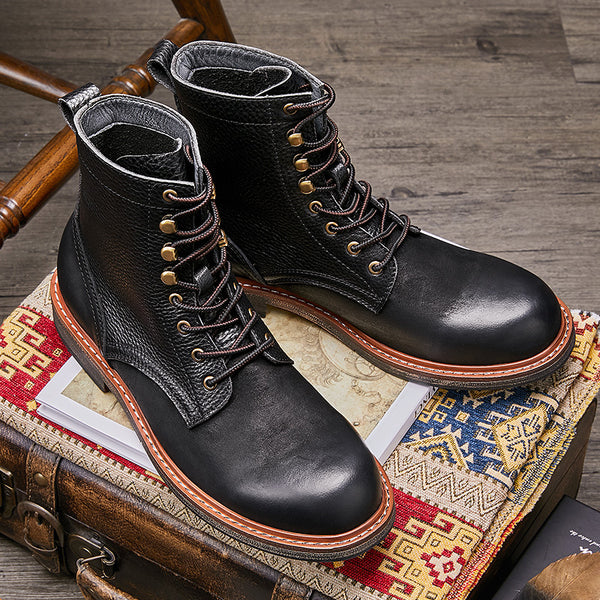 Botas Martin Retro Gruesas para Primavera y Otoño