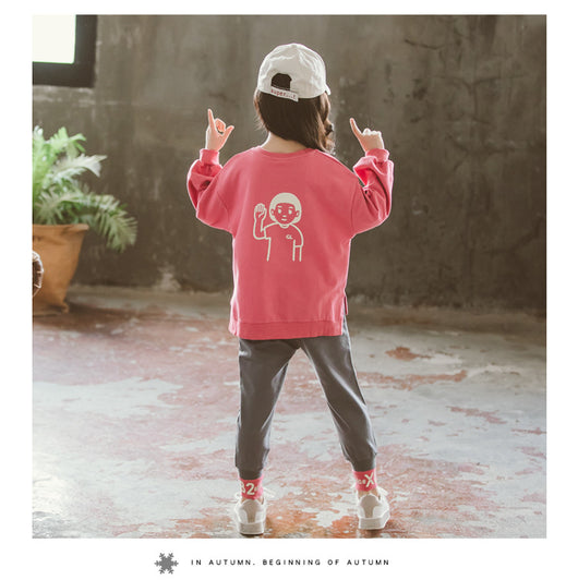 Conjunto Infantil Casual de Moda con Diseño Animado - Image 3