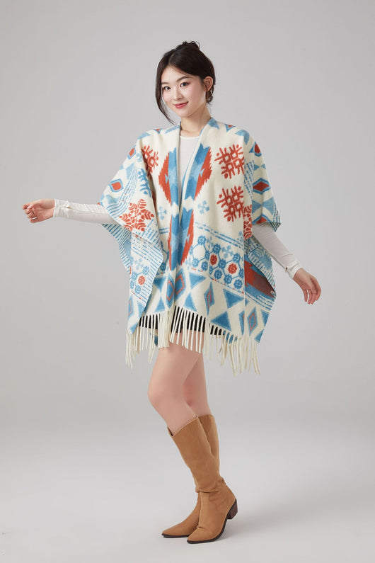 Chal Étnico Cálido para Otoño e Invierno - Image 11