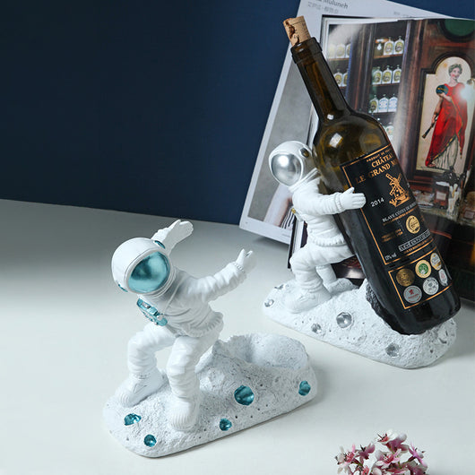 Soporte para Vinos Astronauta - Decoración Moderna