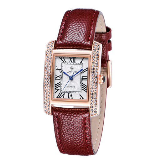 Reloj de pulsera para mujer con correa de cuero - Image 16