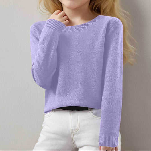 Suéter Cuello Redondo Versátil para Otoño e Invierno - Image 22