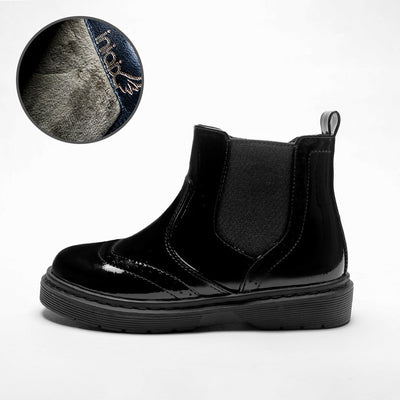 Botas Cortas Negras para Niñas con Cierre Lateral - Image 9