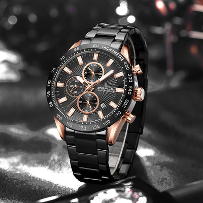 Reloj Deportivo Hombre Acero Inoxidable Resistente al Agua - Image 9