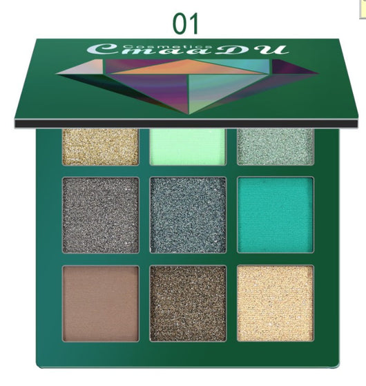 Paleta de 9 Sombras Diamantadas con Brillo Intenso - Image 6