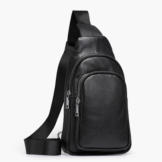 Bolsa de Pecho de Cuero para Hombre - Maletín Ejecutivo Versátil - Image 7