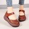 Zapatos Casuales Retro con Perforaciones