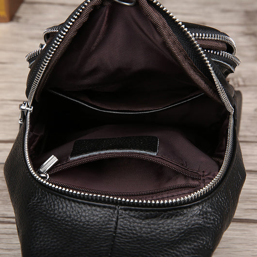 Bolsa de Pecho de Cuero para Hombre - Maletín Ejecutivo Versátil - Image 4
