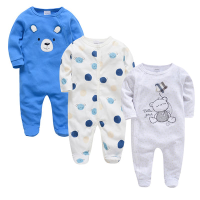 Enterizo Infantil de Manga Larga Estampado - Primavera y Otoño - Image 25