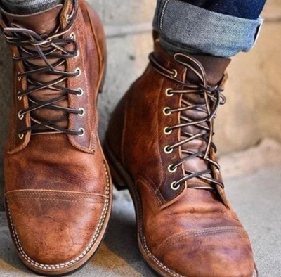 Botas Bajas con Cordones Talla Grande Estilo Europeo y Americano - Image 4