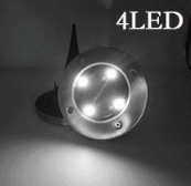 Lámpara de Piso Cuadrada Impermeable de Acero Inoxidable con 5 LED para Jardín - Image 10