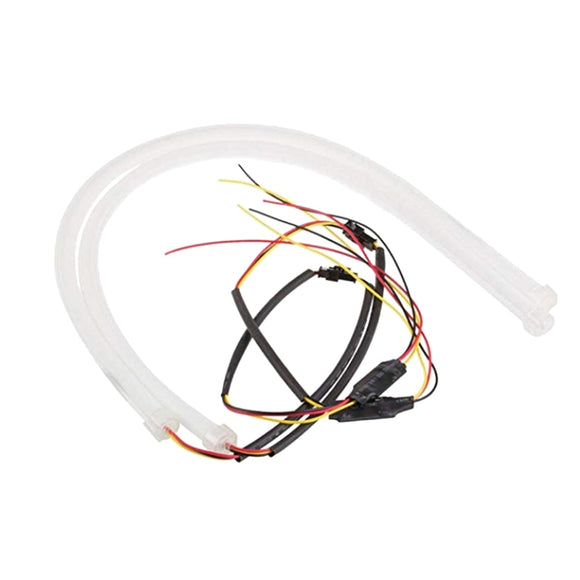 Luces LED Flexible para Faros DRL 45-60cm - Tubo Suave 5 Colores Angel Eye