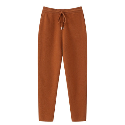 Pantalones Deportivos Casuales de Lana Gruesa Color Sólido para Hombre - Image 7