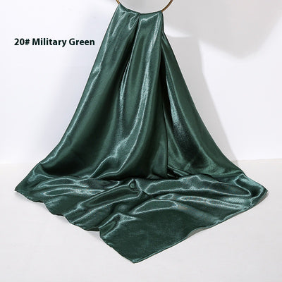 Pañuelo de Seda Artificial 90cm Satinado Brillante - Elegancia Pura - Image 23
