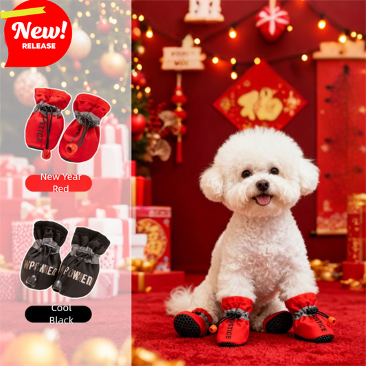 Botitas de Felpa para Perros Pequeños - Cálidas y Antideslizantes para Otoño e Invierno