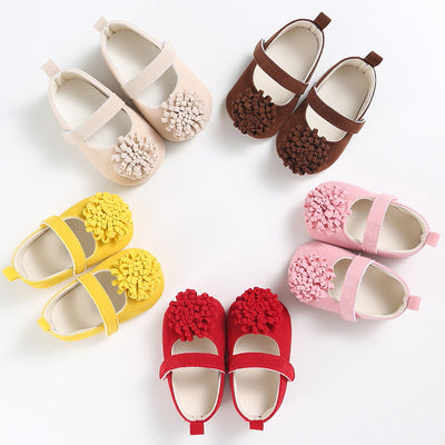 Zapatos para bebé con flores de colores - Calzado suave y flexible - Image 2