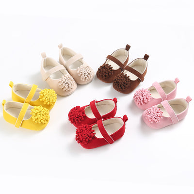 Zapatos para bebé con flores de colores - Calzado suave y flexible
