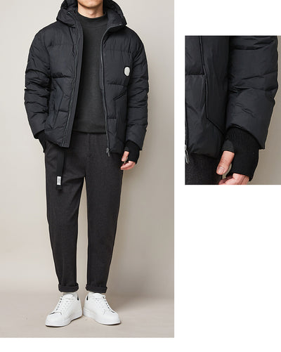 Parka Impermeable Ligera con Capucha para Hombre - Abrigo Térmico Invierno - Image 11