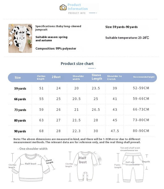 Pijama Enterizo para Bebé - Romper de Manga Larga para Todas las Estaciones - Image 41