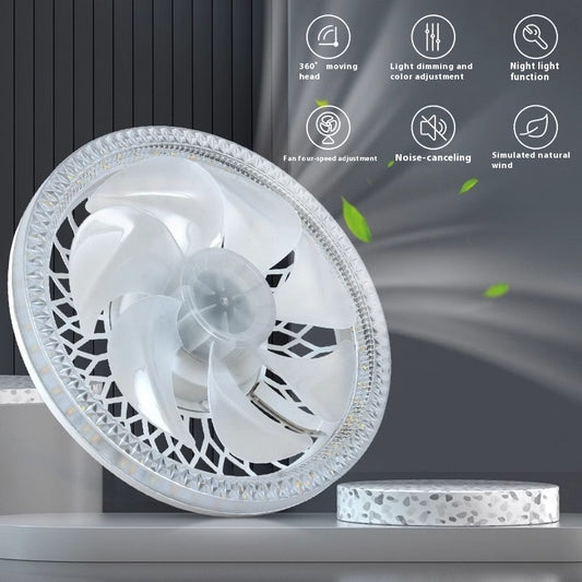 Lámpara Ventilador LED con Control Remoto Integrado