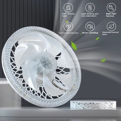 Lámpara Ventilador LED con Control Remoto Integrado